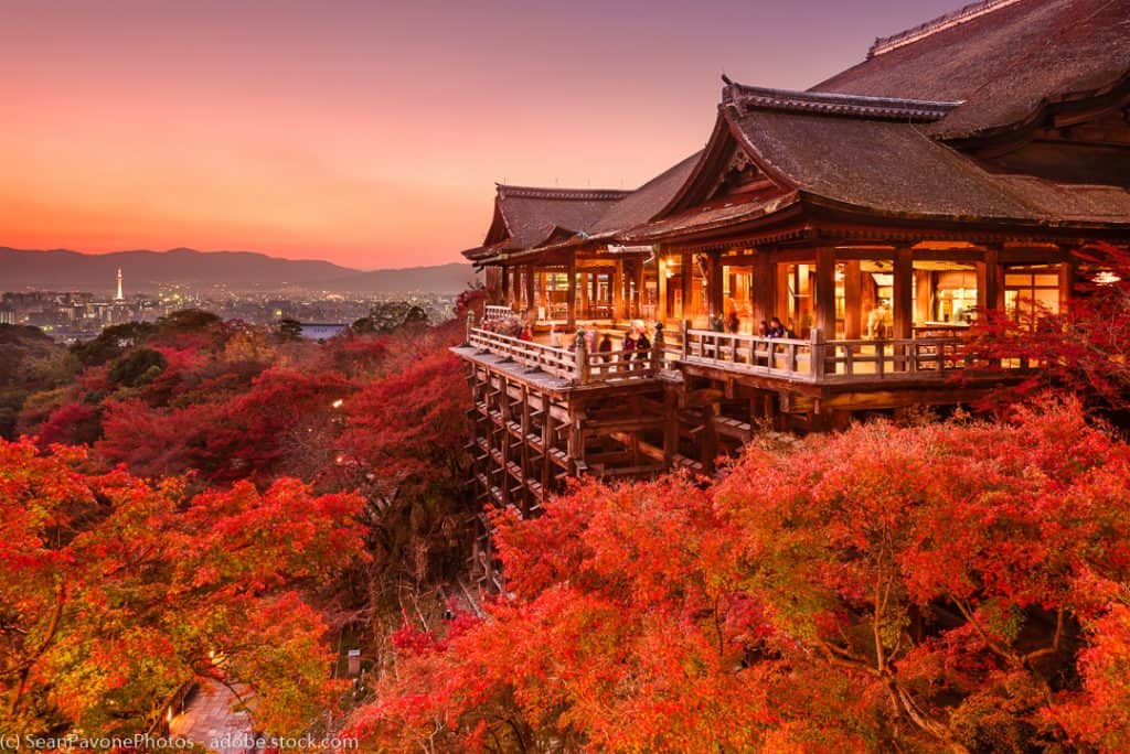Kiyomizu Temple of Kyoto, Japan