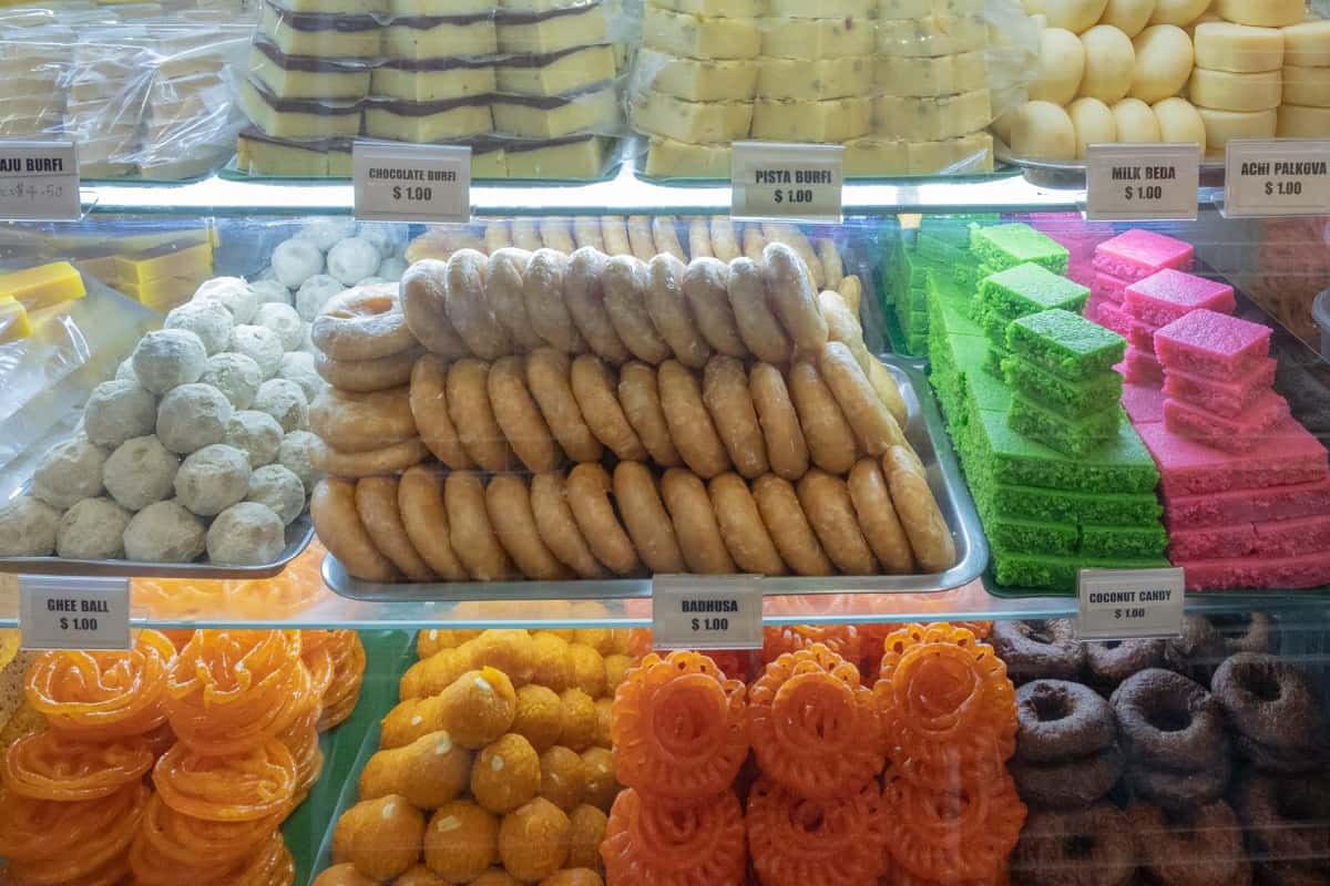 Indian sweets at Singapore food tour