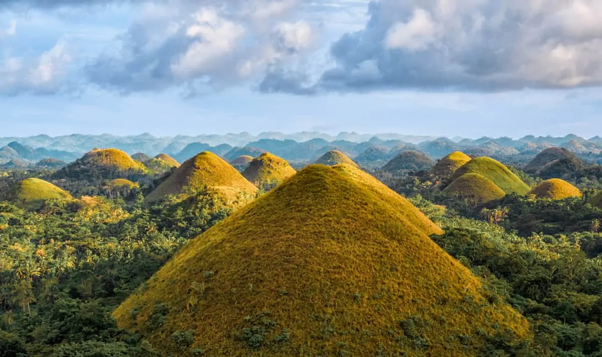 Chocolate Hills on Bohol, Philippines