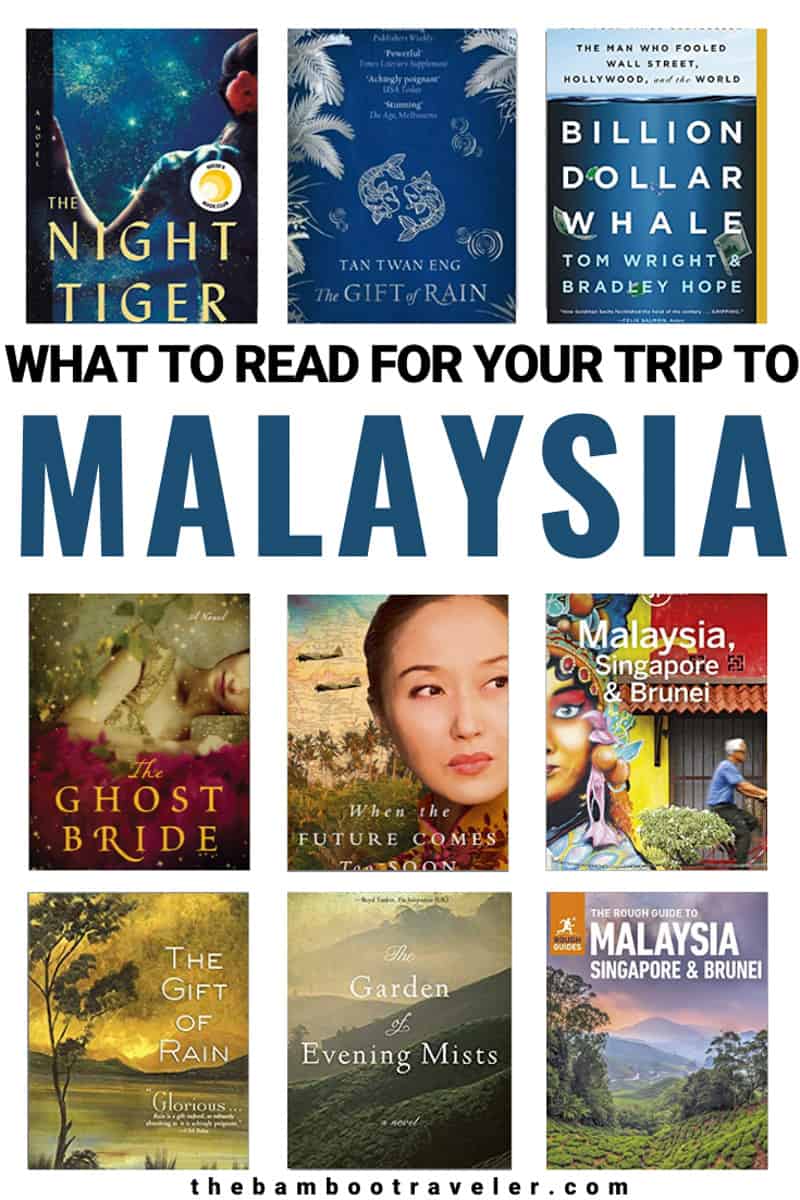 9 covers of books about Malaysia