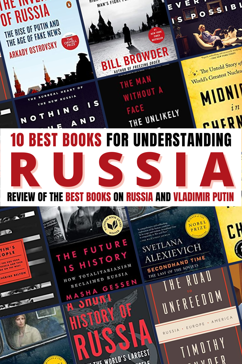1 list of 10 books on Russia