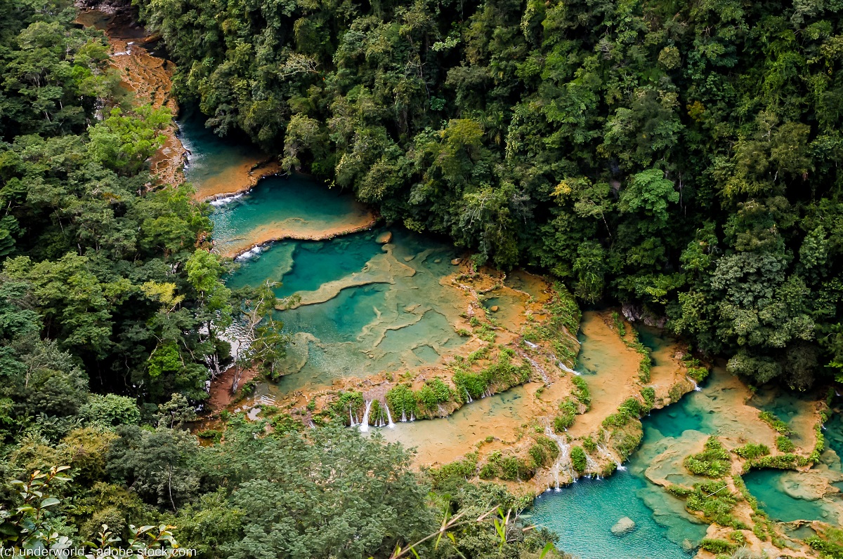 Semuc Champey cascadess