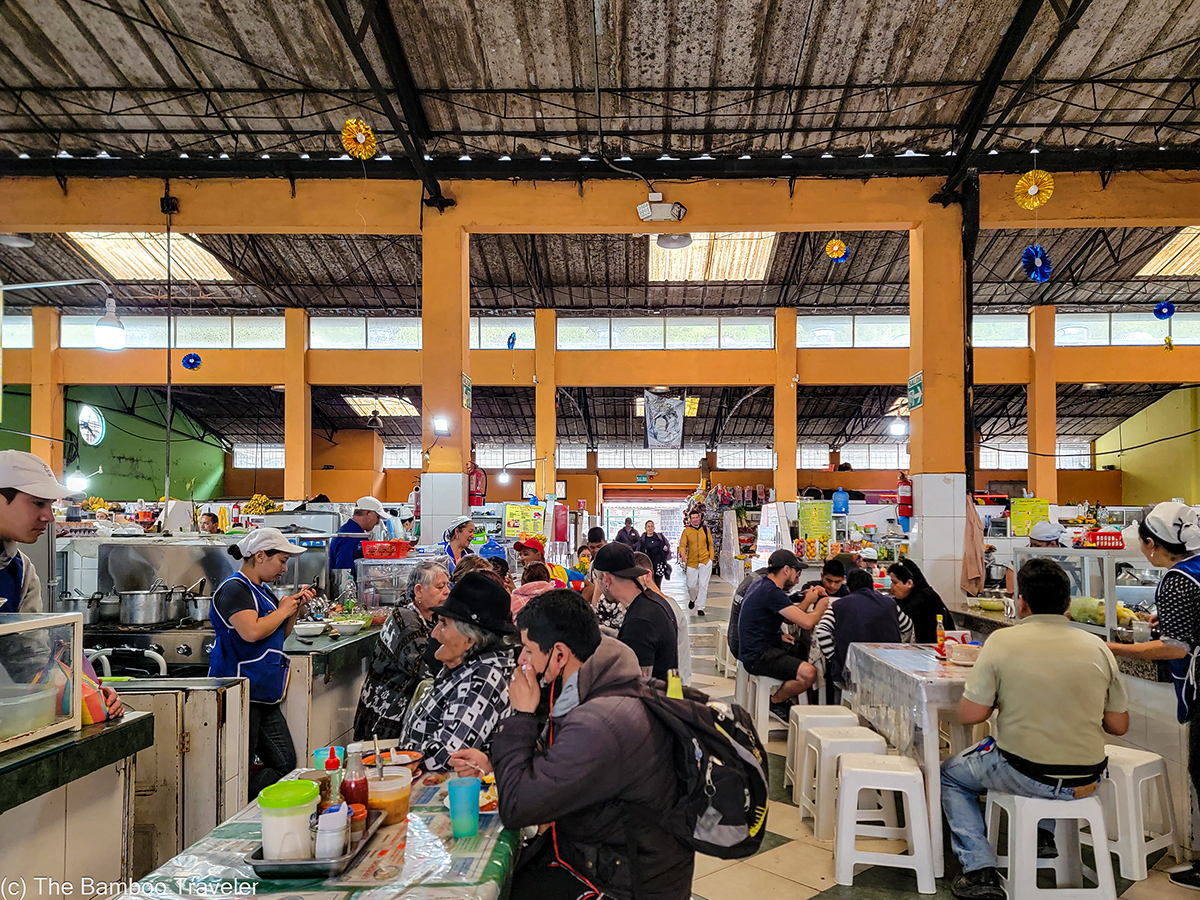 A mercado in Ecuador