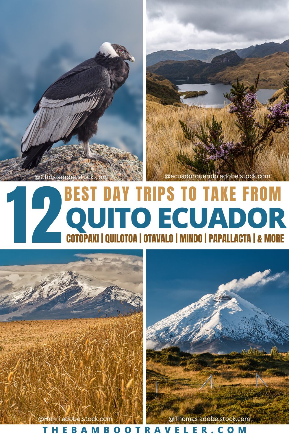 12 Best Day Trips from Quito Pin for PInterest