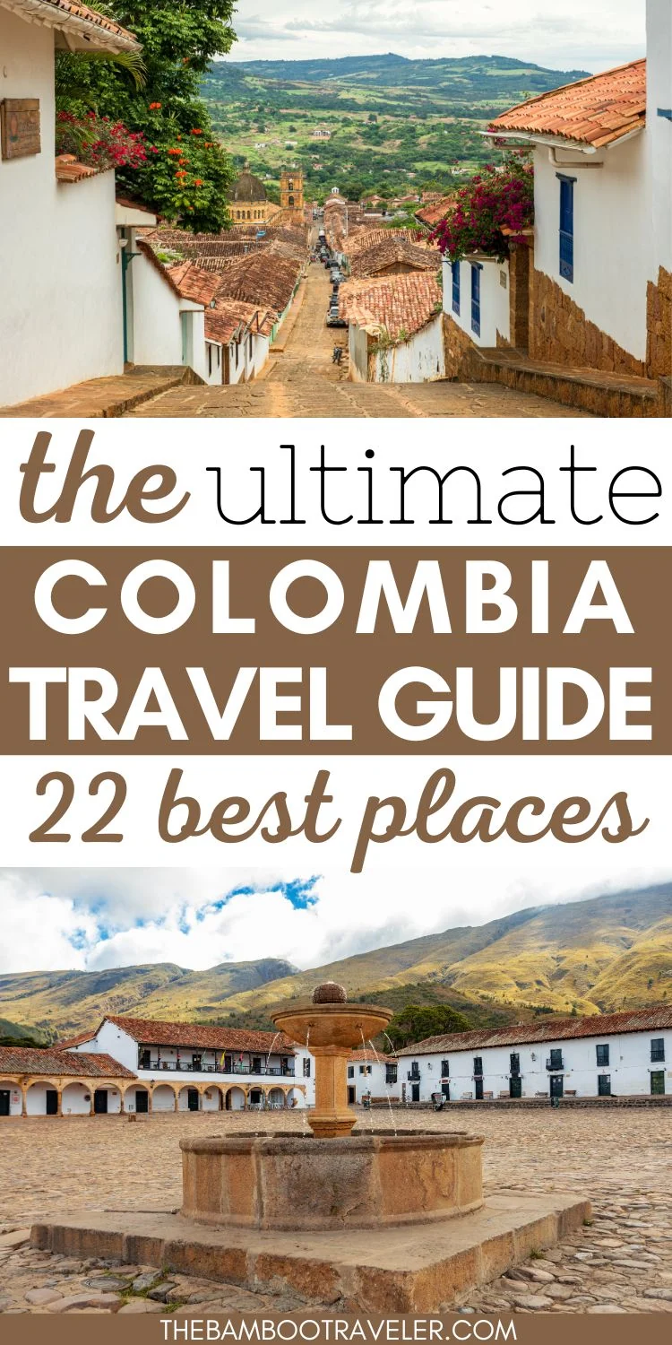 Best Places to visit in Colombia pin